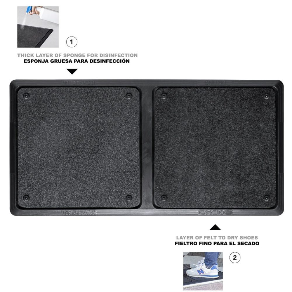 Tapis désinfectant accès tatamis